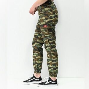 Dickies Green and Brown Cargo Pants Jogger Style